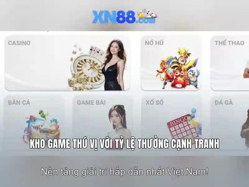 xn88: Nền tảng trò chơi trực tuyến và những điều cần biết